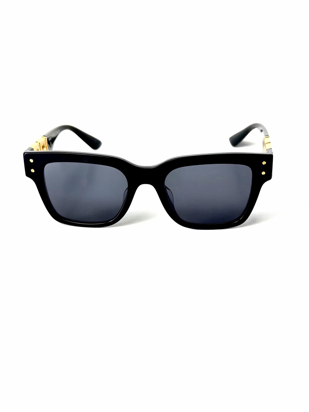 Versace Mod 4421 F GB1/87 Black Dark Grey Gold Authentic New 4421F NWT - Picture 5 of 8